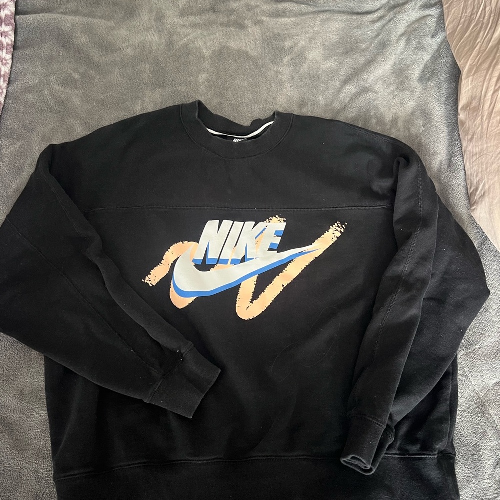 Nike Black Graphic Sweatshirt